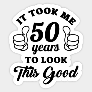 50th birthday Sticker